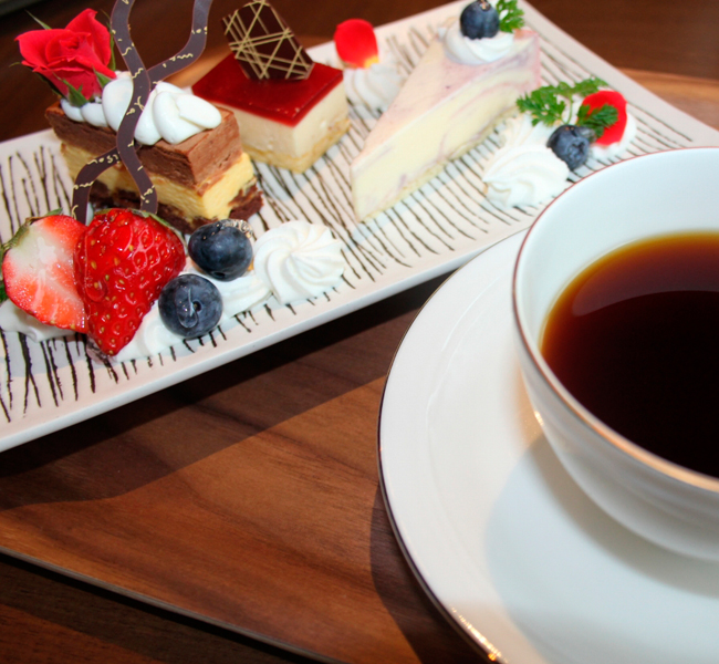 ケーキ3種セット(コーヒーor紅茶)